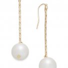 INC International Concepts I.N.C. Gold-Tone Imitation Pearl Linear Drop Earrings