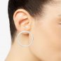 Alfani Silver-Tone Hoop Stud Earrings