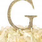Rhinestone Cake Topper - Unik Occasions Letter G - Large - Gold