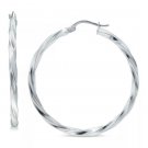 GIANI BERNINI Twist Hoop Earrings in Sterling Silver GIANI BERNINI Twist Hoop Earrings in Sterling Silver