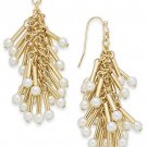 INC International Concepts I.N.C. Gold-Tone Imitation Pearl Earrings