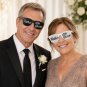 Wedding Photo Booth Glasses Set, Mother and Father of the Bride Groom Sunglasses, Bridal Party Props