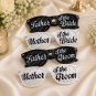 Wedding Photo Booth Glasses Set, Mother and Father of the Bride Groom Sunglasses, Bridal Party Props