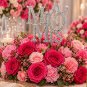 Mr & Mrs Rhinestone Cake Topper Wedding Cake Decoration Silver