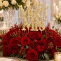 Mr & Mrs Rhinestone Cake Topper Wedding Cake Decoration Gold