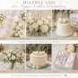 Rhinestone Letter G Cake Topper Silver Monogram Wedding Cake Decoration Bridal Shower Decor