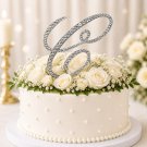 Rhinestone Letter C Cake Topper Silver Monogram Wedding Cake Decoration Bridal Shower Decor Rhinestone Letter C Cake Topper Silver Monogram Wedding Cake Decoration Bridal Shower Decor
