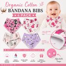 Baby Bandana Drool Bib Set for Girls – 4 Pack Absorbent Teething Bibs Baby Bandana Drool Bib Set for Girls – 4 Pack Absorbent Teething Bibs