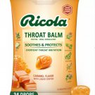 Ricola Throat Balm Caramel Flavor Liquid Center Cough Drop Candy - 34 Drops/ Pack (Pack of 10) Ricola Throat Balm Caramel Flavor Liquid Center Cough Drop Candy - 34 Drops/ Pack (Pack of 10)