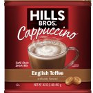 Hills Bros. Cappuccino English Toffee Drink Mix - 453 gram Pack (Pack of 6)