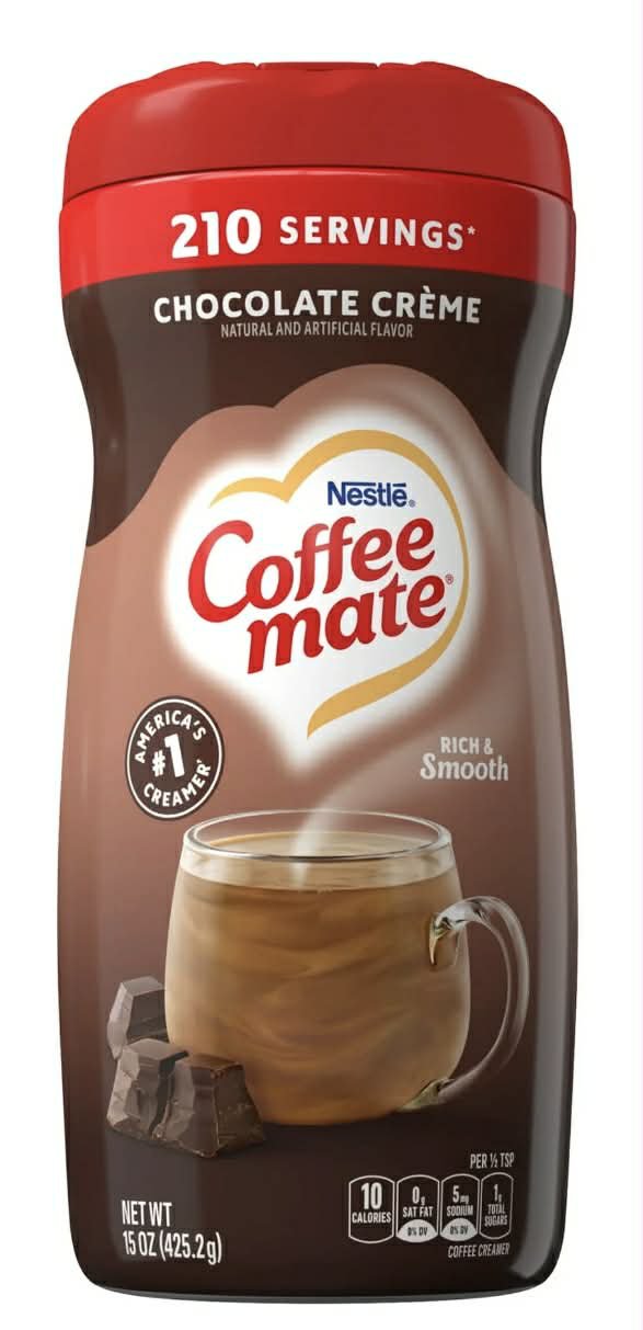 Nestle Coffee Chocolate Creme Coffee Powder Creamer - 425 gram Pack (Pack of 6)