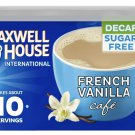 Maxwell House Cafe Decaf Sugar Free French Vanilla Cafe Drink Mix - 113 gram Pack (Pack of 6)