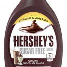 Hershey's Sugar Free Genuine Chocolate Flavor Syrup - 496 gram Pack (Pack of 4)