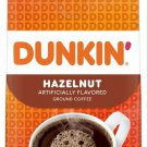 Dunkin' Donuts Coffee Hazelnut Ground Coffee - 340 gram Pack (Pack of 4)