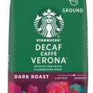 Starbucks Decaf Caffe Verona Dark Roast Decaffeinated Ground Coffee - 340 gram Pack (Pack of 4)