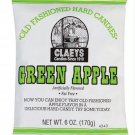 Claeys Old Fashioned Green Apple Fat Free Hard Candies - 170 gram/ Pack (Pack of 10)