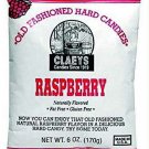 Claeys Old Fashioned Raspberry Fat & Gluten Free Hard Candies - 170 gram/ Pack (Pack of 10)