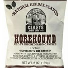 Claeys Old Fashioned Horehound Fat Free Hard Candies - 170 gram/ Pack (Pack of 10)
