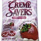 Creme Savers Strawberries and Creme Hard Candy - 85 gram/ Pack (Pack of 10)