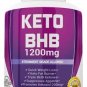 6 X KETO BHB 1200mg PURE Ketone FAT BURNER Weight Loss Diet Pills Ketosis