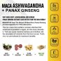 Organic Maca Root + Panax Ginseng 11400mg, Peruvian Maca Extract for Men & Women