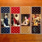 Handmade Bookmarks Victorian Ladies Reading & Writing Vintage Art