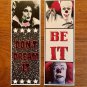 Tim Curry - Don't Dream It Be IT  Handmade Bookmarks Rocky Horror Cult Classics