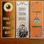 Halloween Themed Custom Made Bookmarks
