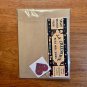 SKULL & CANDLE Handmade Greeting Card Any Occasion Blank Inside Gothic Art Cards
