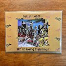 HALLOWEEN Handmade Greeting Card Humorous Horror Cards Skeletons Comic Art