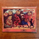 HALLOWEEN Handmade Greeting Card Any Occasion Vintage Art Spooks Night Out Cards