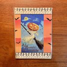 HALLOWEEN Handmade Greeting Card Any Occasion Vintage Art Flying Ghost Cards