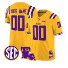 Custom LSU Tigers Jersey Name, Number 2025 Louisiana Patch Stitched