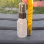 Frosted Glass Boston Round Bottle 1oz with Reusable Mist Spray Tops 180 Pack