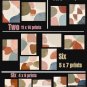 Abstract Muted Color Pop Wall Art Set of 16 | Soft Color Accent Prints | Minimalist Abstract Art