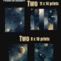 Moon and Stars Wall Art Set of 16 | Celestial Sky Art Prints | Night Sky Galaxy Decor