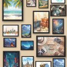 Dream Destinations Wall Art Set of 16 | Around the World Travel Prints Paris NYC Tokyo Wall Decor | Dream Destinations Wall Art Set of 16 | Around the World Travel Prints Paris NYC Tokyo Wall Decor |