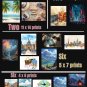 Dream Destinations Wall Art Set of 16 | Around the World Travel Prints Paris NYC Tokyo Wall Decor |