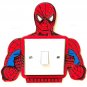Spider-Man Kids Bedroom wooden Light Switch Surround