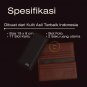 Original Branded Genuine Long Leather Wallet for Men and Women cheap (Black Leather Wallet)