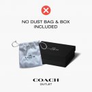 Coach Large Corner Zip in Crossgrain Leather women's wallet (Chalk)