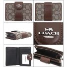 COACH Tabby Medium Wallet with Zipper in Women's Wallet (Signature Brown)
