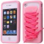 Sporty Pink Shoe Silicone Skin Case for iPhone 4G FREE SHIPPING