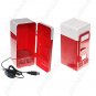 USB Mini Cooler & Warmer Fridge Refrigerator CAN Drink FREE SHIPPING
