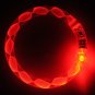 Acrylic Red & Blue LED Flashing Bracelet for Party Disco FREE SHIPPING