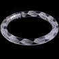 Acrylic Red & Blue LED Flashing Bracelet for Party Disco FREE SHIPPING