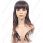 Natural Long Wavy Curly Wig with Full Bangs Hairpiece FREE SHIPPING