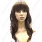 Vibrant Stylish Hair Long Perm Curl Wig Hairpiece Brown FREE SHIPPING