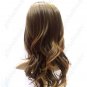 Vibrant Stylish Hair Long Perm Curl Wig Hairpiece Brown FREE SHIPPING