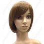 BOB Short Hair with Thick Tilted Wig Hairpiece FREE SHIPPING
